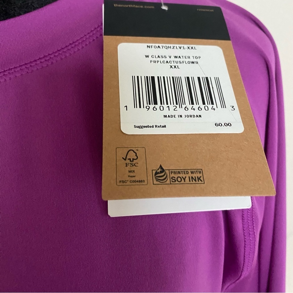 The north face women’s purple long sleeve short skirt size XXL - Picture 3 of 14